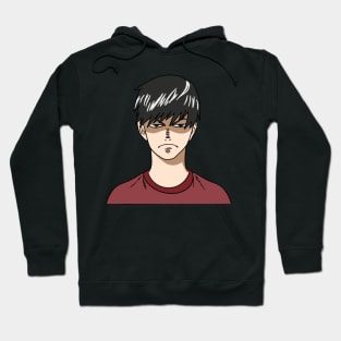 Angry Anime Boy Hoodie